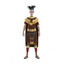 Azteken-Kostüm für Herren Fasching-Kostüm braun-gold - Thema: Fasching und Karneval - Braun - Größe M / L