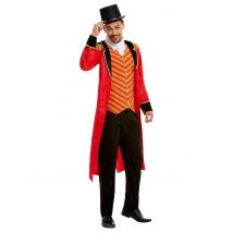 Zirkusdirektor-Kostüm für Herren Faschingskostüm schwarz-rot - Thema: Fasching und Karneval - Schwarz - Größe XL