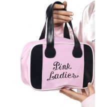 Grease-Handtasche Pink Lady Accessoire rosa-schwarz - Thema: Fasching und Karneval - Rosa/Pink