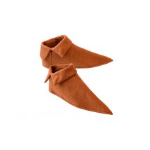 Überstiefel im Filz-Look Faschings-Accessoire braun - Thema: Fasching und Karneval - Braun