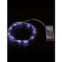 Lichterkette mit weissen Leuchten Weihnachtsdeko weiss 2 m - Thema: Weihnachten und Winter - Weiß