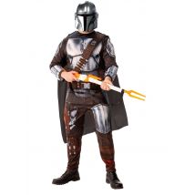 The Mandalorian Lizenzkostüm für Herren silberfarben-braun - Thema: Fasching und Karneval - Bunt - Größe M / L