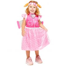 Skye-Kinderkostüm Deluxe Paw Patrol rosa - Thema: Fasching und Karneval - Rosa/Pink - Größe 110 (4-6 Jahre)