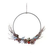 Weihnachten-Türkranz Natur 35 cm - Thema: Weihnachten und Winter