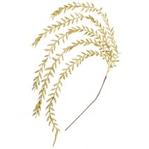 Glitzerndes Laub Raumdekoration goldfarben 90 cm - Thema: Weihnachten und Winter - Gold
