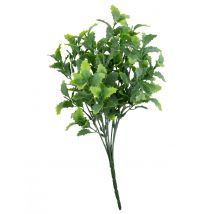 Stechpalmen-Strauß Kunstpflanze Raumdeko grün 35 cm - Thema: Weihnachten und Winter - Grün