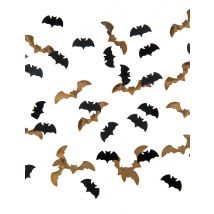 Fledermaus-Konfetti Halloween-Tischdeko schwarz-goldfarben 15 g - Thema: Halloween - Bunt