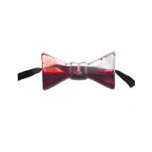 Blut befüllte Fliege Halloween-Accessoire transparent-rot-schwarz - Thema: Halloween - Rot/Rotbraun