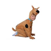 Originales Scooby Doo-Kostüm für Babys braun-schwarz - Thema: Fasching und Karneval - Braun - Größe 92/98 (2-3 Jahre)