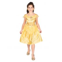 Belle Kostüm für Mädchen Prinzessinnen-Kostüm gelb - Thema: Fasching und Karneval - Gelb/Blond - Größe 98/104 (3-4 Jahre)