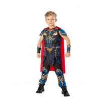 Thor Kinderkostüm hochwertig - Love and Thunder - Thema: Fasching und Karneval - Schwarz - Größe 92/104 (3-4 Jahre)
