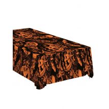 Kürbis Tischdecke Halloween 137 x 274 cm - Thema: Halloween - Schwarz