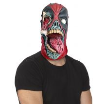 Deadpool Zombie Maske Erwachsene - Thema: Fasching und Karneval - Rot/Rotbraun