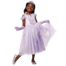 Luxus Prinzessinnen Kostüm für Kinder lila - Thema: Fasching und Karneval - Violett/Lila - Größe 116/128 (7-8 Jahre)