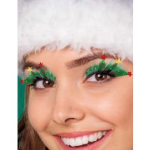 Falsche Wimpern Weihnachten - Thema: Weihnachten und Winter - Grün
