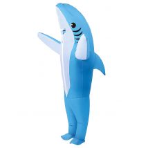 Hai Kostüm Erwachsene - Thema: Fasching und Karneval - Blau