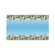 Papiertischdecke Asterix 136cm x 228cm - Thema: Kindergeburtstag - Blau