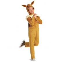 Evoli Overall Kostüm Pokemon - Thema: Fasching und Karneval - Braun - Größe 140/152 (10-12 Jahre)