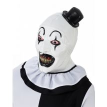 Terrifier Deluxe Vollgesichtsmaske für Erwachsene - Thema: Halloween - Schwarz-Weiß