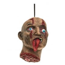 Hängender Kopf 20 cm - Thema: Halloween - Rot/Rotbraun