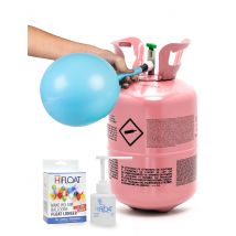 Helium Set für bis zu 30 Ballons mit Hi-Float - Thema: CSD - Rosa/Pink