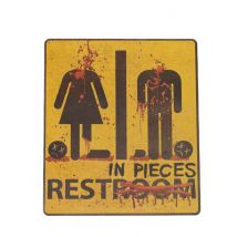 Aufkleber Rest in pieces 43 cm x 30 cm Halloween Deko - Thema: Halloween - Gelb/Blond