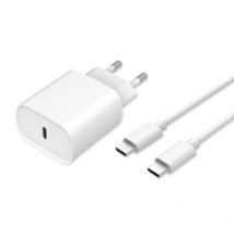 USB C Oplader - Adapter + Oplaadkabel - Geschikt voor Samsung - 150cm - Wit