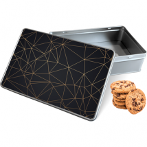 Koektrommel Luxury Rechthoek - Bewaarblik 20x13x5 cm