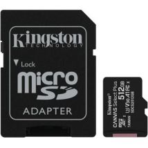 Kingston MicroSDXC Card 10 UHS-I - 512GB - Canvas Select Plus - inclusief SD adapter