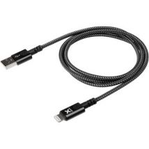 Xtorm USB naar Lightning Kabel - High-speed opladen - 1 meter - Zwart