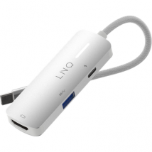 LINQ Connects 4K HDMI Adapter met PD en USB-A - Geschikt voor Laptops en Smartphones