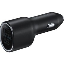 Samsung Autolader 40W USB en USB-C Snellader - Zwart