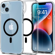 Spigen Ultra Hybrid Magfit hoesje geschikt voor Apple iPhone 14 - Zwart