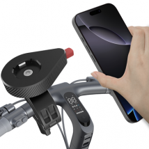 Telefoonhouder voor de fiets - Smartphone houder voor fiets en motor - Telefoonhouder fiets - GSM Houder - Anti-schok - Wielrennen - Quad Lock Compatibel - Easy Click - Cazy