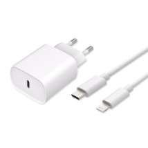 USB C Oplader - Adapter + Oplaadkabel - Geschikt voor Samsung - 75cm - Wit