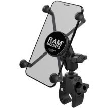 RAM Mounts X-Grip Grote Telefoonhouder met Tough-Claw Kleine Klembasis - Korte Arm