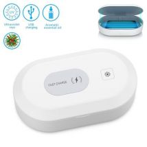 CASEME UV Box Cleaner + Draadloze lader voor smartphones - universeel - wit