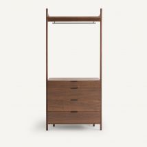 Kledingrek met ladekast voor dressing, Rory