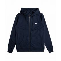 Zip-up hoodie in molton