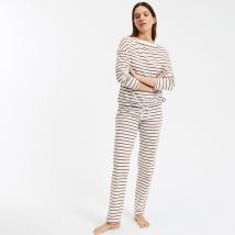 Gestreepte pyjama in katoen