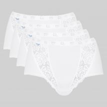 Braguita Chic (lote 3+1 gratis) Mujer Talla 42. Color Blanco