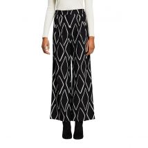 Pantalon large droit imprimé