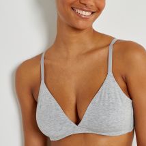 Sujetador triángulo de algodón liso Cottone. Talla 75A. Color