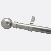 Tringle à rideaux extensible boule, 120/210 cm