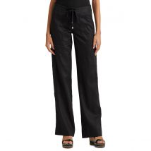 Pantalon large en lin taille élastique JOVONIE