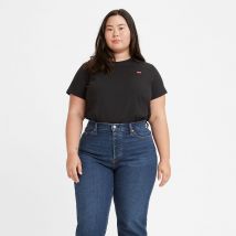Levi’s Plus Camiseta de manga corta con logotipo delante. Talla 48/50. Color Negro