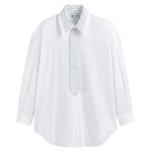 Jeremy Currat X La Redoute Camisa amplia con corbata, confeccionada en Europa. Talla 34. Color