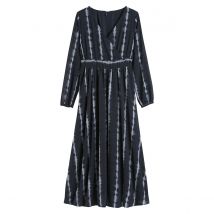 Bedrukte, lange jurk