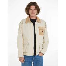 Tommy Jeans Chaqueta en dos tejidos con bolsillos de pana. Talla M. Color