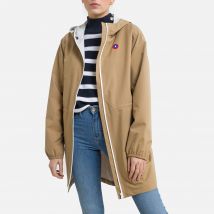 Cortavientos semilargo con cremallera AMELOT Mujer Talla S. Color Beige